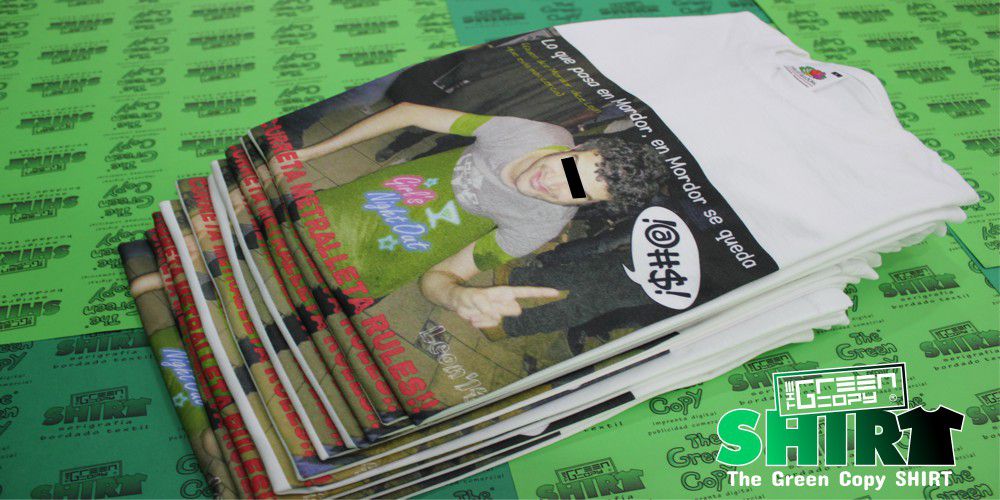 The Green Copy impresión de camisetas para la despedida de soltero mordor imprimir serigrafía sudaderas Villanueva de la Cañada MADRID