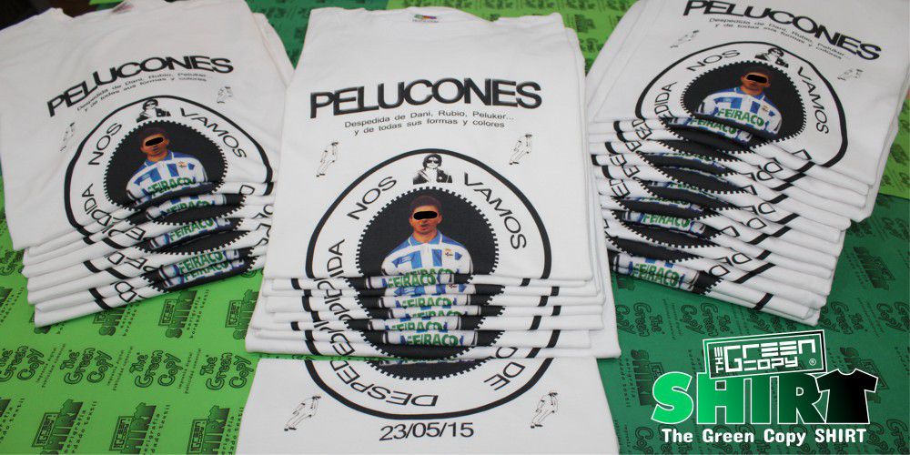 The Green Copy impresión de camisetas para la despedida de soltero de Pelucones imprimir serigrafía sudaderas Villanueva de la Cañada MADRID